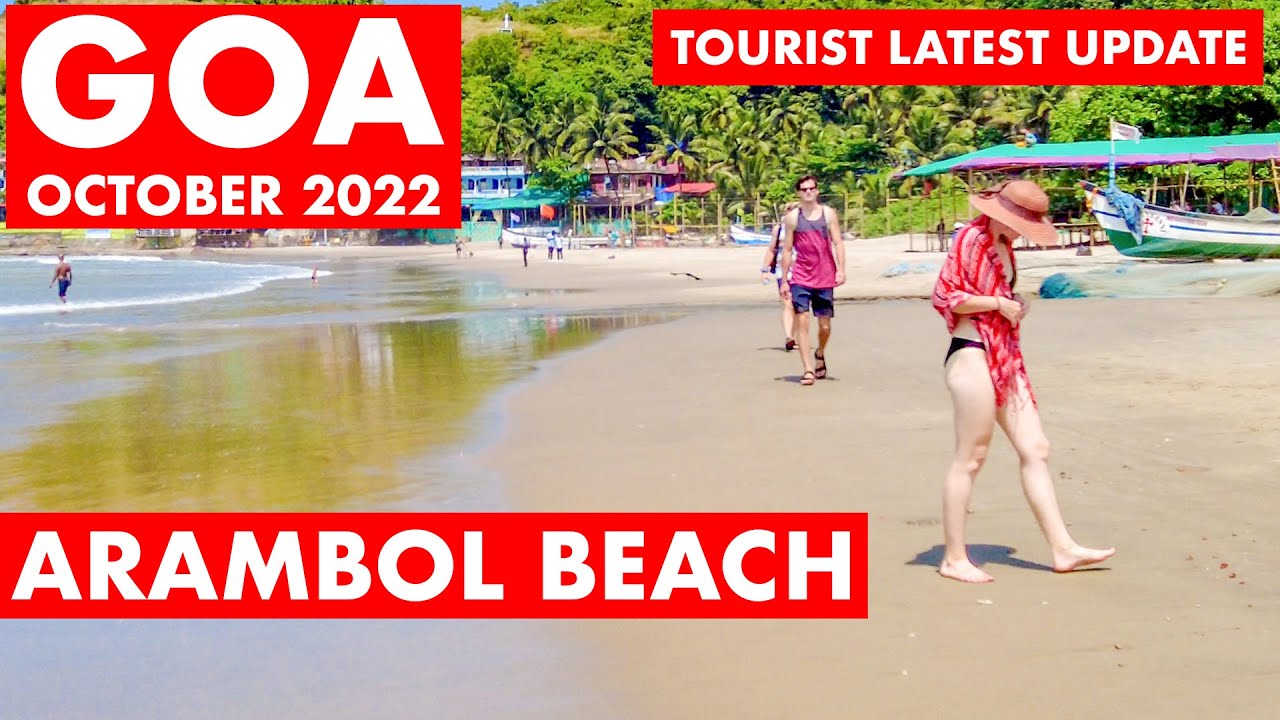 Arambol Beach - October 2022 | Goa Vlog | Shacks, Watersports | Goa | Goa 2022 | Russian Beach |