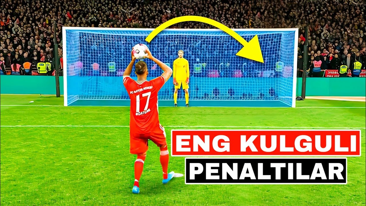 ENG SHARMANDALI VA ENG KULGULI PENALTILAR FUTBOL TARIXIDAGI ENG KULGULI 10-TA PENALTI