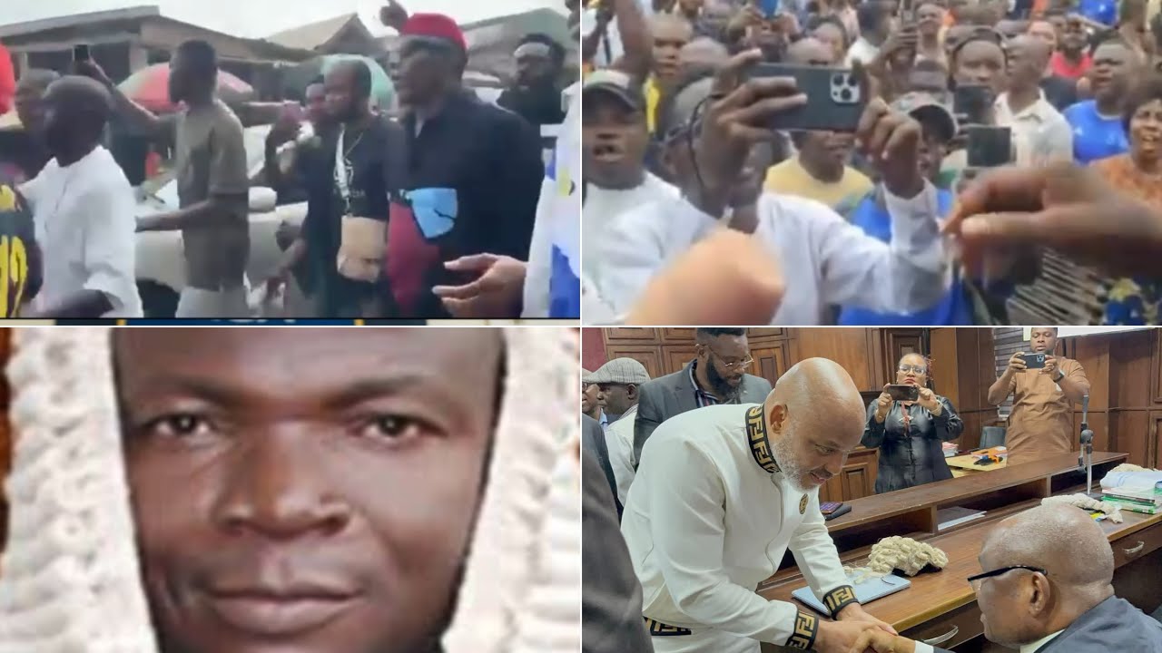Show Me The Law!” – Omotosho as Sowore, Others Storm Aba Protest Demanding Freedom for Nnamdi Kanu 