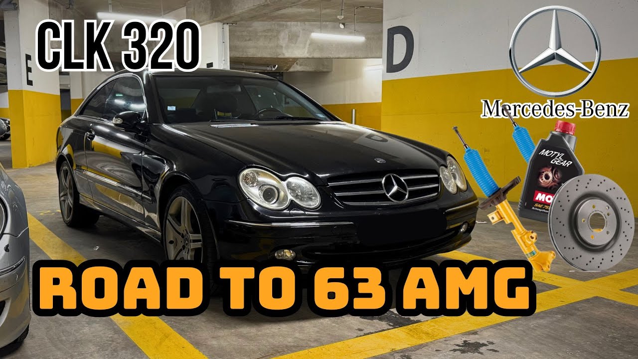 Road to 63 AMG / Mercedes CLK 320 : Mécanique avant la vente 🔧