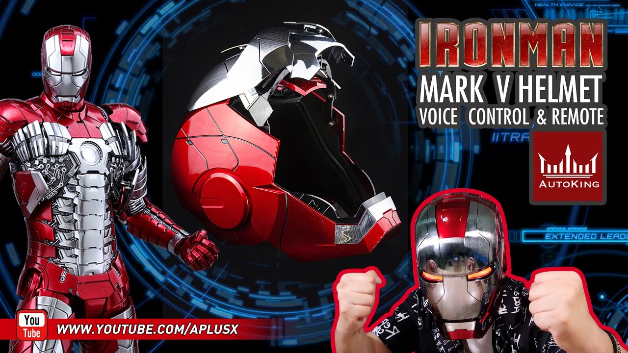 รีวิวหมวกไอรอนเเมน มาร์ค5 : IRONMAN MK5 HELMET [AUTOKING]
