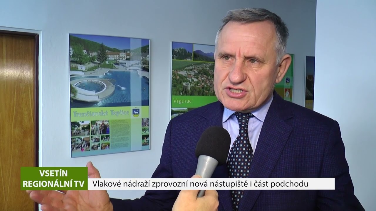 VSETÍN: Vlakové nádraží zprovozní nová nástupiště i část podchodu