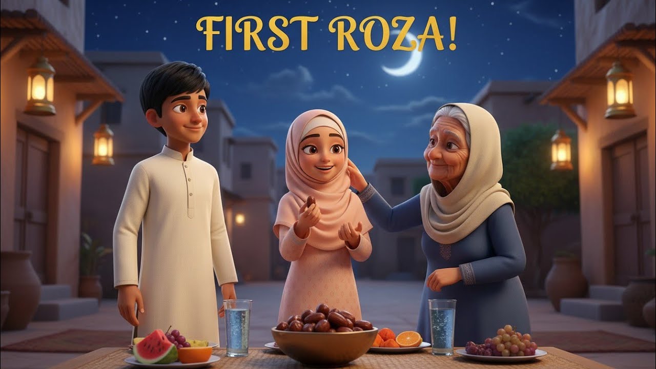 My First Ramadan Roza 🌙 | Beautiful Islamic Family Story | Moral Stories#islamickids #ramadan #kids 