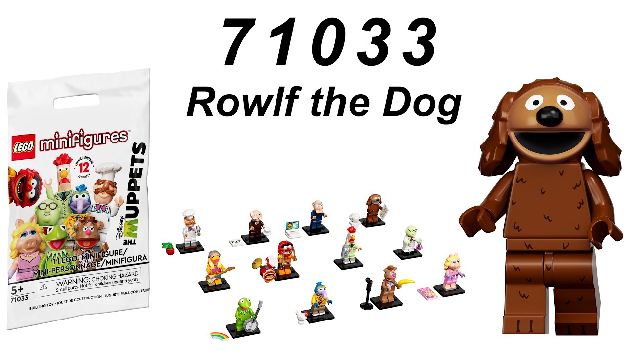 LEGO Minifigure 71033 Rowlf the Dog The Muppets Series -