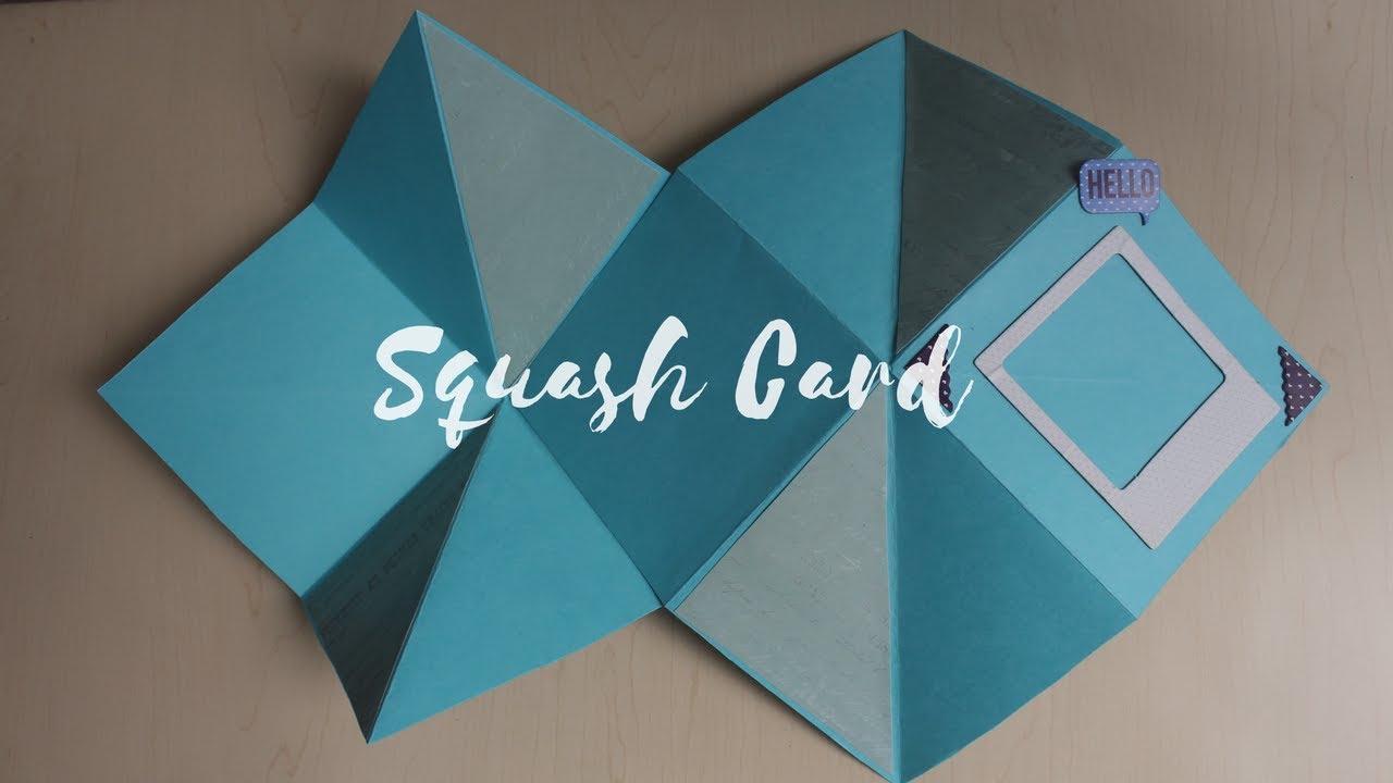 DIY: Basic Squash Card tutorial video | Easy handmade card idea for Father's Day