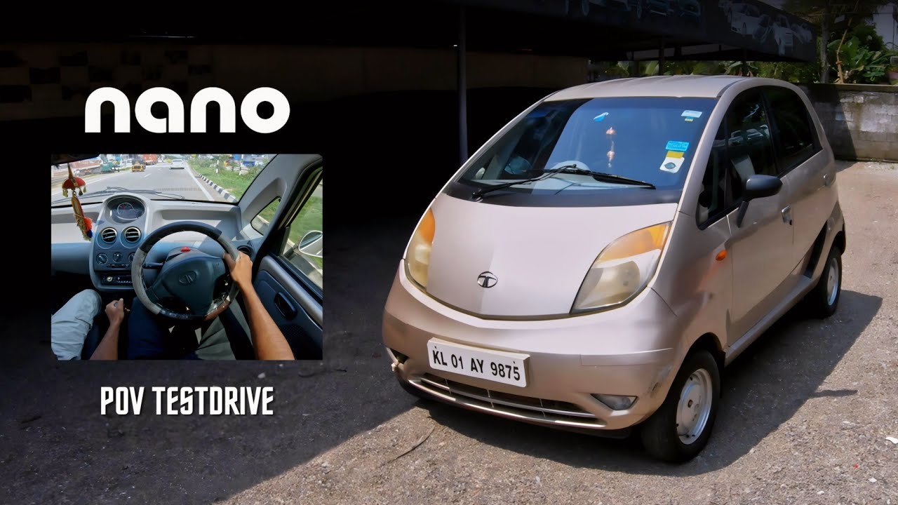 2010 TATA NANO LX - POV Test Drive #46 | ENJE