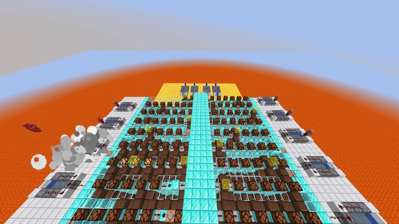 Tchaikovsky 1812 Overture in Minecraft, but with cannons (and death)