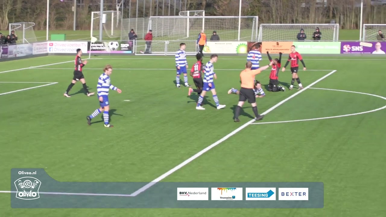 OLIVEO - Zwarte Pijl 3e klasse C voetbal topper - herhaling
