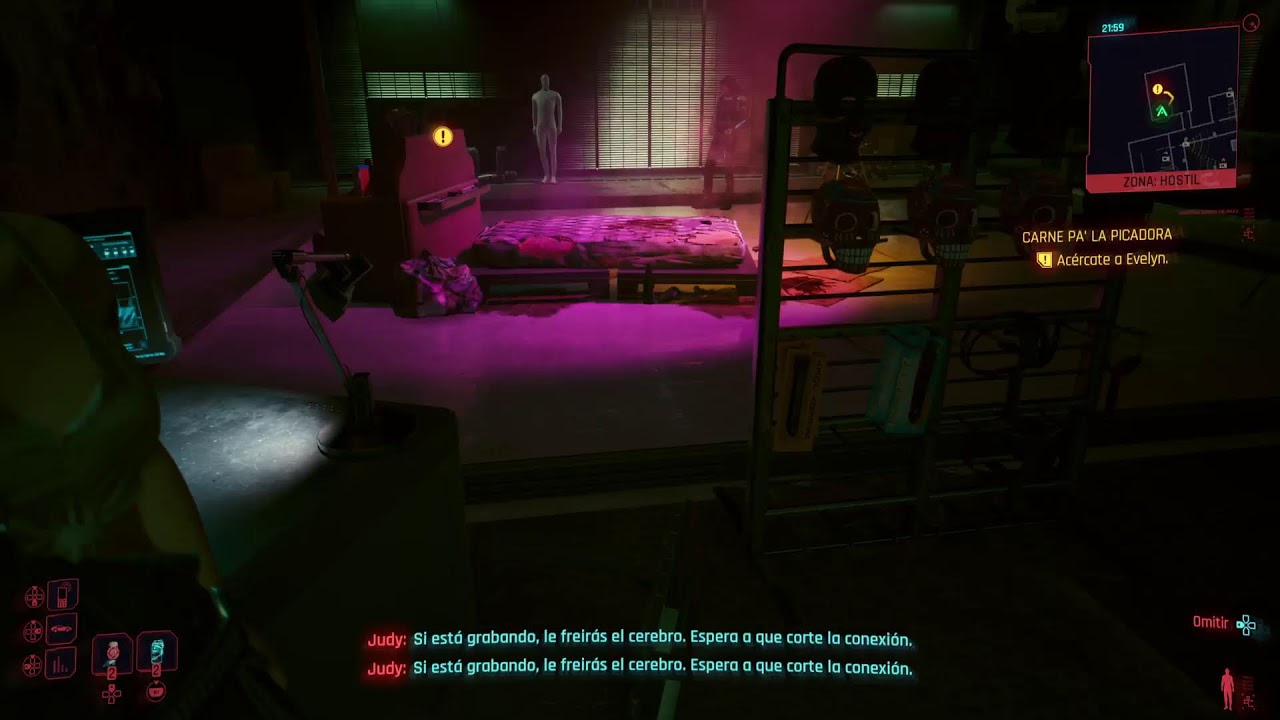 Cyberpunk 2077 Al calor del amor en un bar Devuélveme a mi chica Carne pa' la picadora