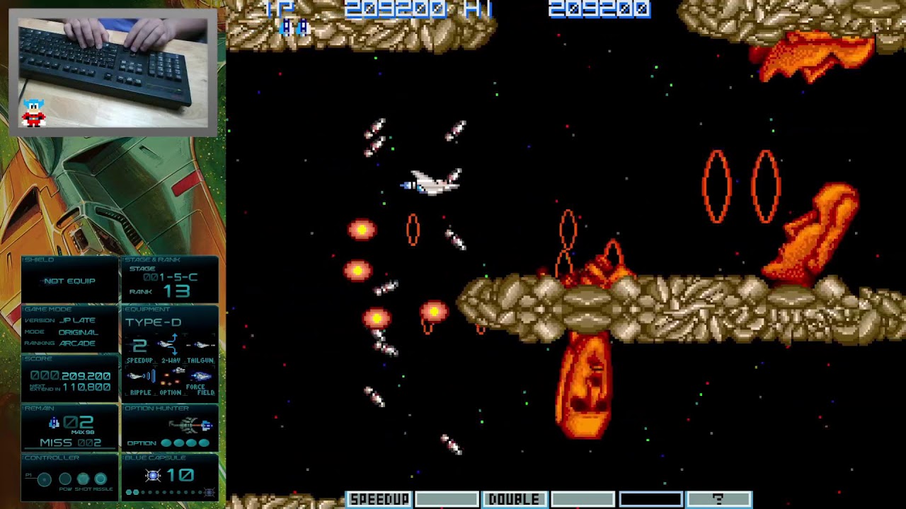 Gradius [Arcade 1985] 3-ALL Attempts (it's over)