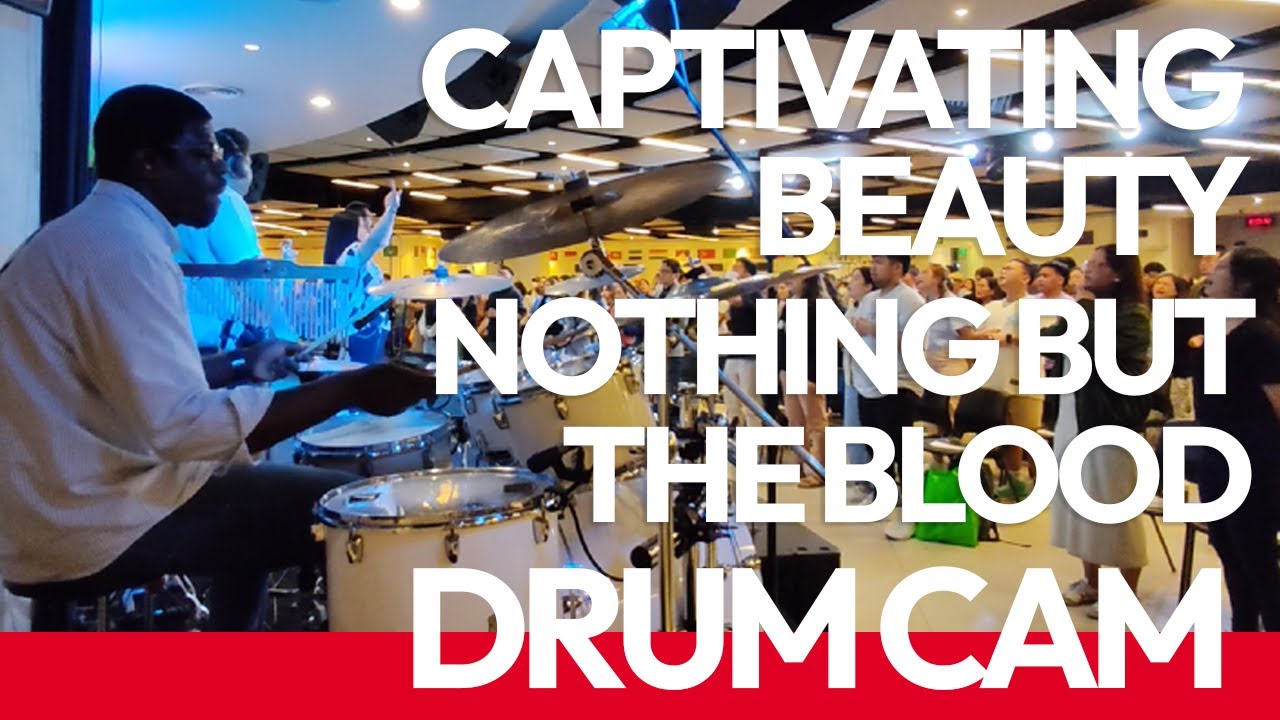 CAPTIVATING BEAUTY + NOTHING BUT THE BLOOD | Live drums with Heby Jazz