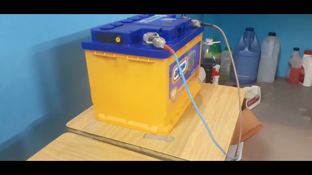 Первое стационарное обслуживание АКБ АКОМ ЕФБ 65А.Ч. .