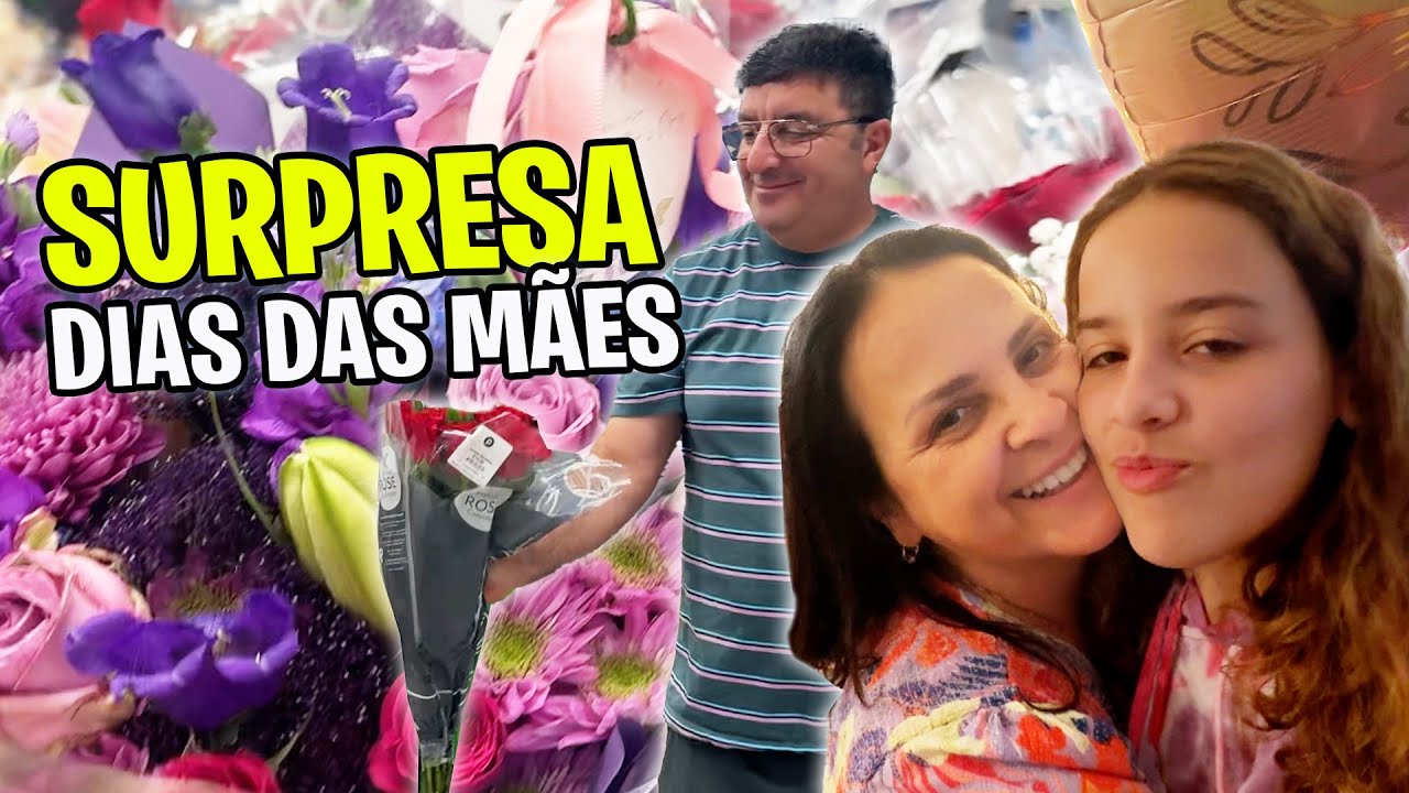 EU E MEU PAI FIZEMOS UMA SURPRESA PARA MINHA MÃE NO DIA DAS MÃES