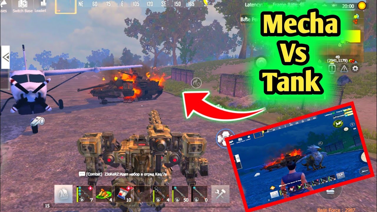 First time kill Tank with Mecha in Last Island of Survival gameplay Hindi | Last Island of Survival 