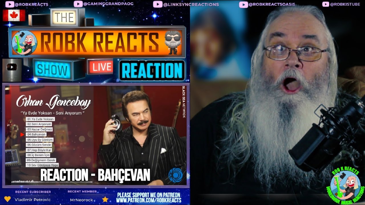Orhan Gencebay Reaction - Bahçevan - First Time Hearing - Requested