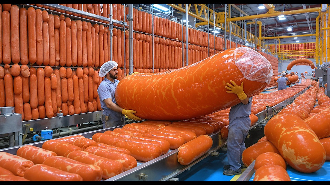 كيف يُصنَع الهوت دوغ داخل المصانع - طريقة إنتاج الهوت دوغ &ndash; Hot Dog