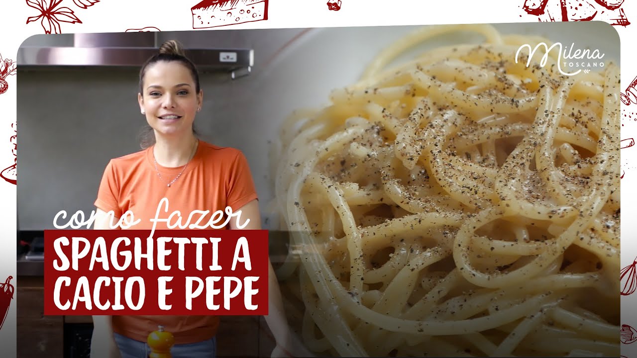 SPAGUETTI A CACIO E PEPE By Milena Toscano