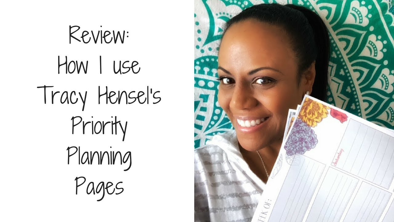 Review: How I use Tracy Hensel's 'Priority Planning Pages'