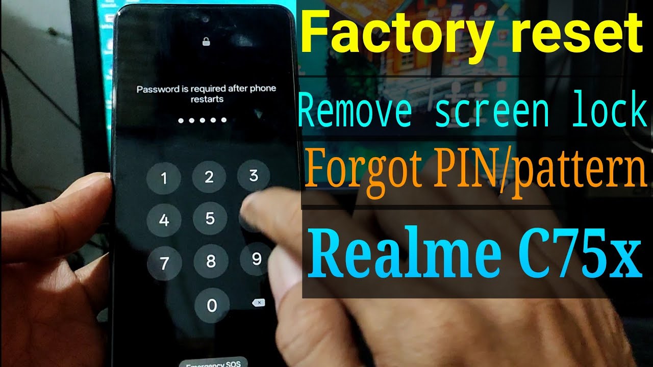 Factory reset Realme C75x || Hard reset Realme C75x || Realme C75x reset