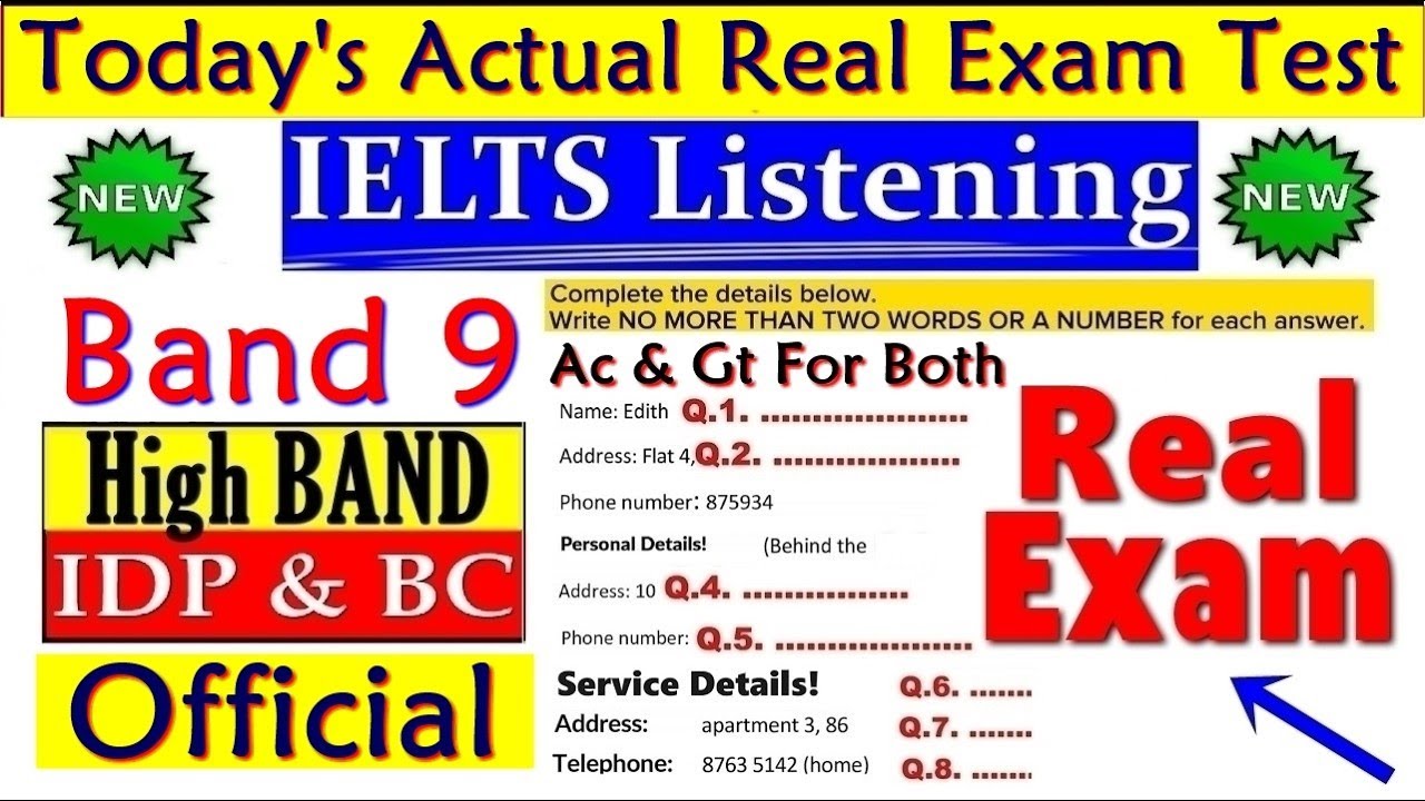 IELTS Listening Practice Test 2026 | New Real IELTS Exam With Answers | 30 Jan 2026