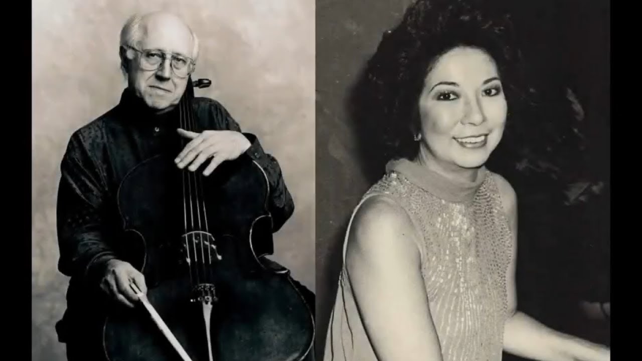 Mstislav Rostropovich Cello Concert with Nena del Rosario Villanueva at the Piano