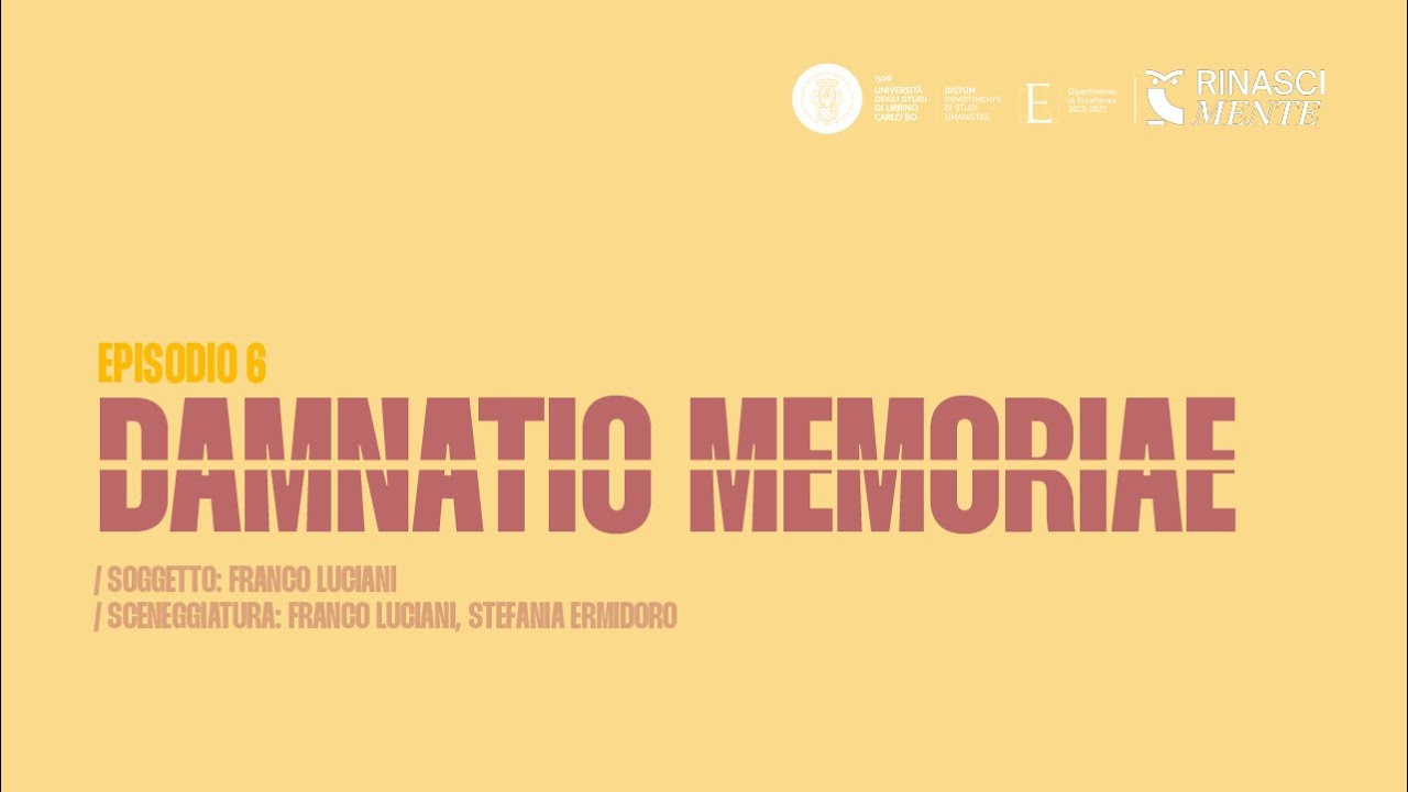 DAMNATIO MEMORIAE