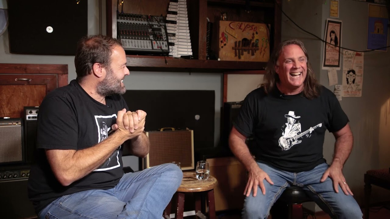 Rusty Stevens (The Deep Shallow Band) interviewing Josh Daniel for Rocktoberfest