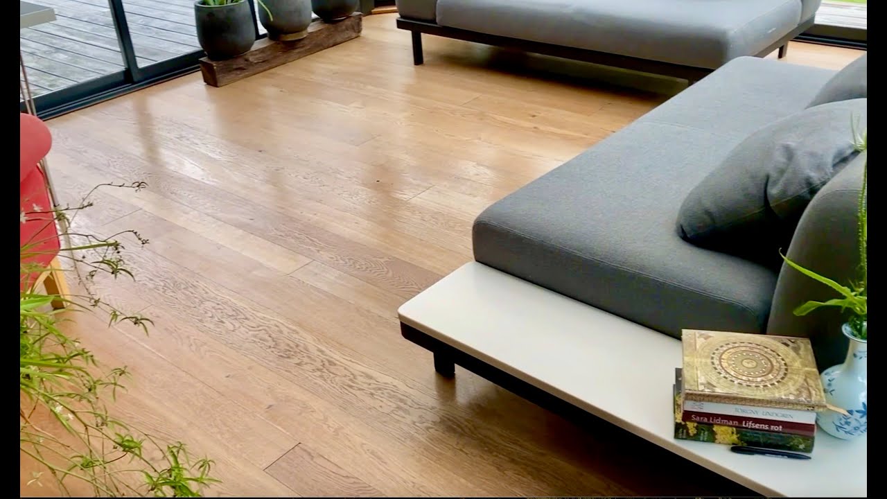 #67 ✅ WOOD FLOOR CARE |  SWEDISH 🔹 OAK NATURAL TREATMENT IN Countryside SUNROOM  @MinimalWhole