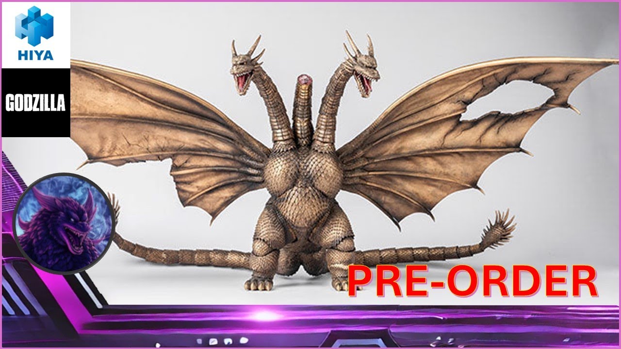 BATTLE-DAMAGED GHIDORAH 91 | Godzilla vs. King Ghidorah (1991) Hiya Toys Exquisite Basic Figure