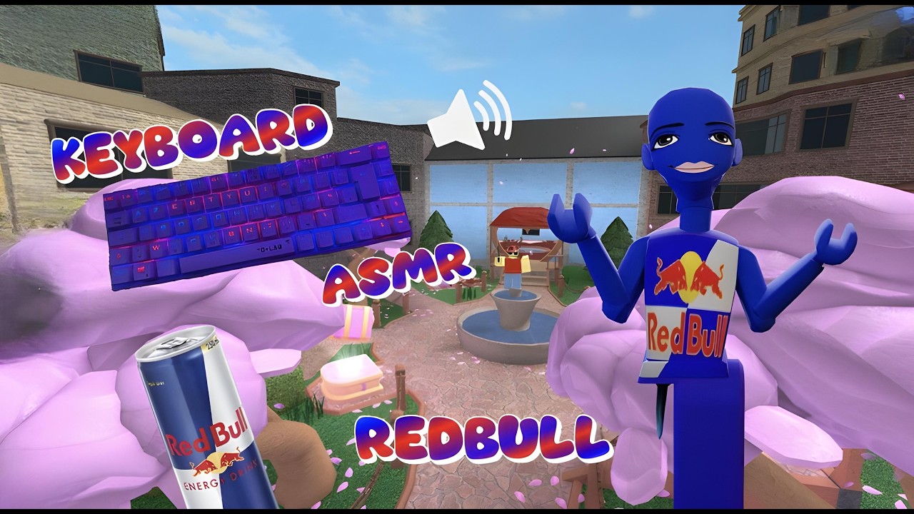 PLAYING MM2 AS REDBULL *Keyboard ASMR*
