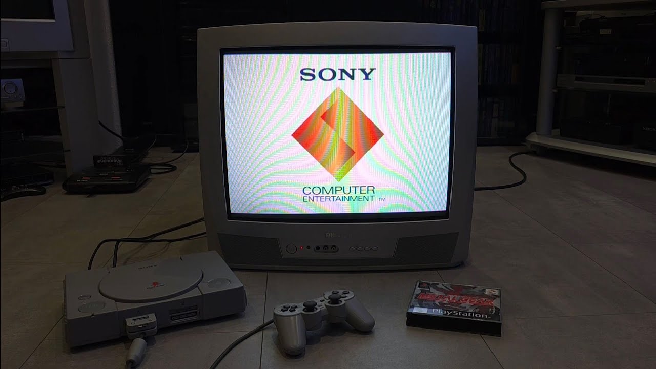 Retro Philips CRT is a perfect fit for Sony PlayStation! | ASMR #ps1 #retrogaming #playstation1 