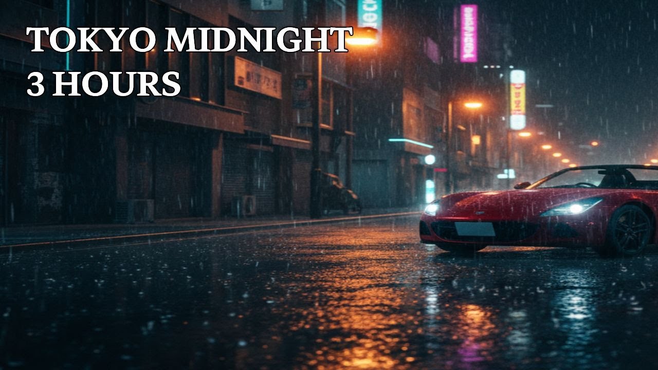 Tokyo Midnight · Urban Chill Lo-fi (3 Hours)