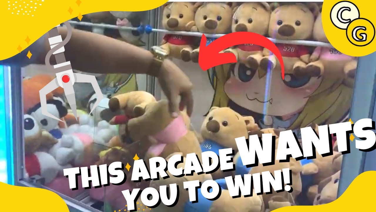 THIS ARCADE WANTS YOU TO WIN FROM THE CLAW MACHINE! | Claw Gamer