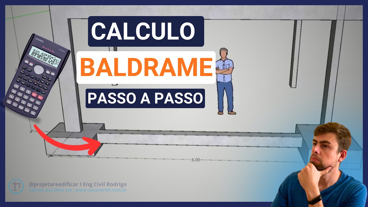 Calculo Viga Baldrame I Tamanho e Ferragem I Passo a Passo I Eng Civil Rodrigo