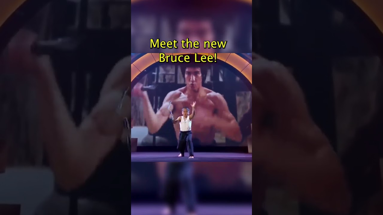 Meet The New Bruce Lee!🥋#talentshow #brucelee #littlebigshots