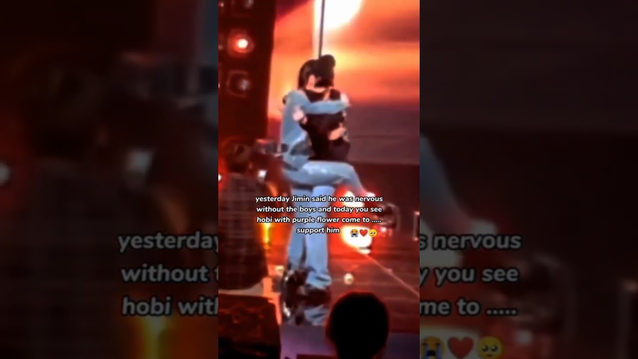 Jhope always there for his baby jimin 🤧🥺💜💜 #minhope#jihope