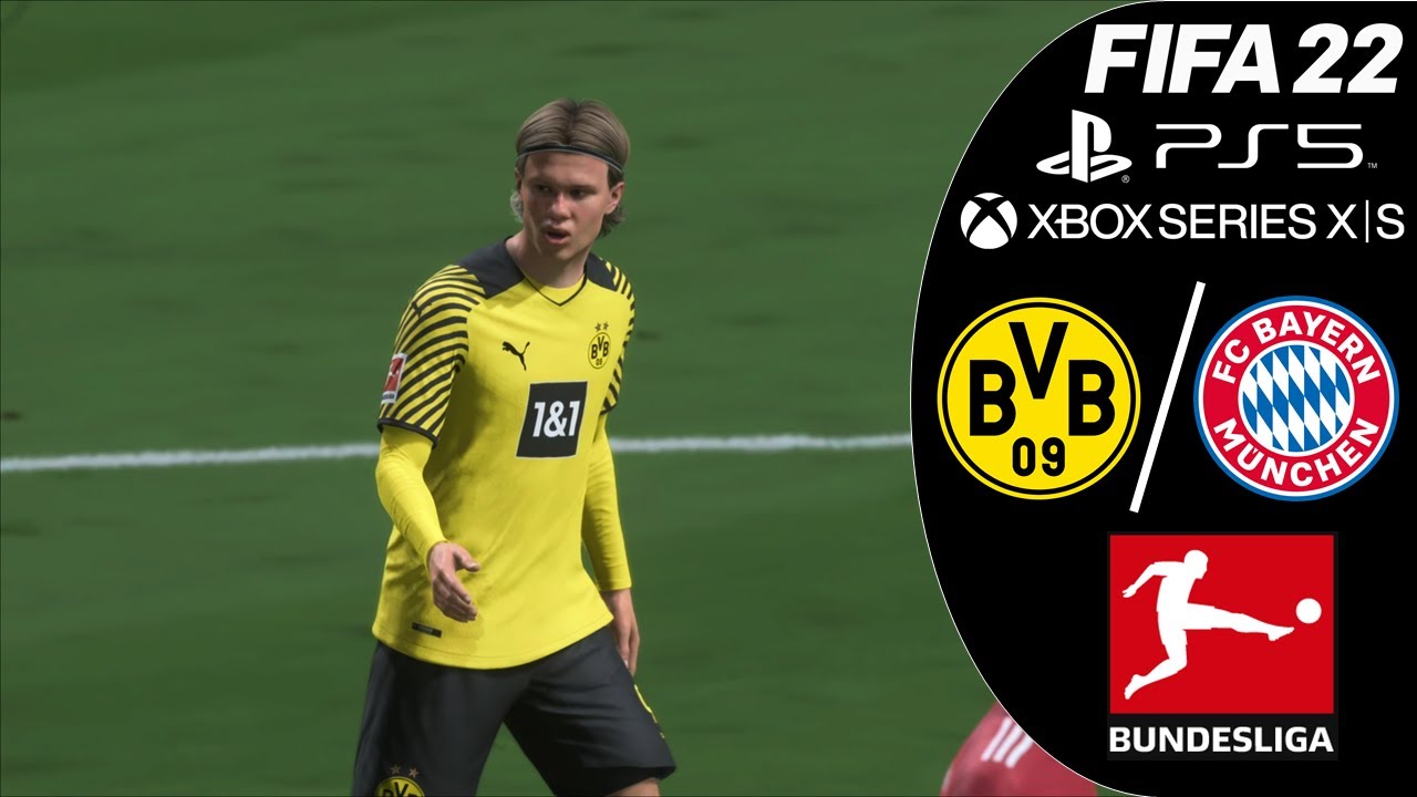 FIFA 22 | Borussia Dortmund vs Bayern Munich | PS5 / Xbox Series X | Gameplay Espa&ntilde;ol Latino
