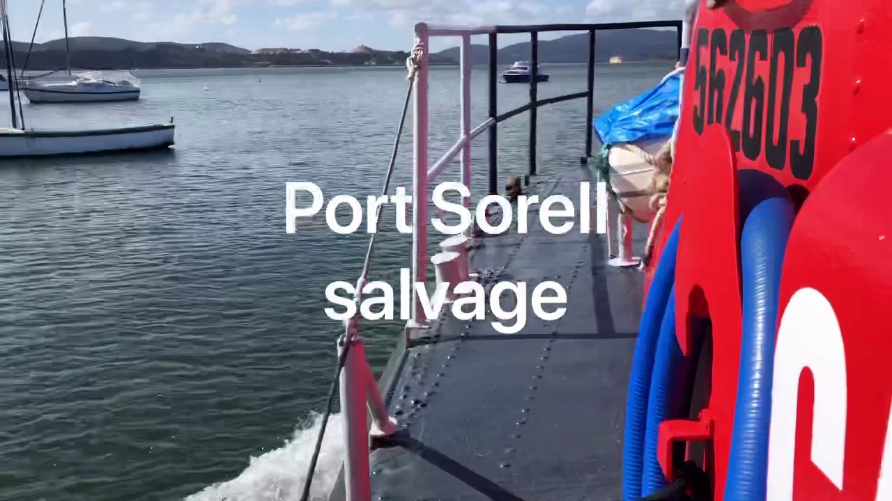 salvage with Waveney class lifeboat
