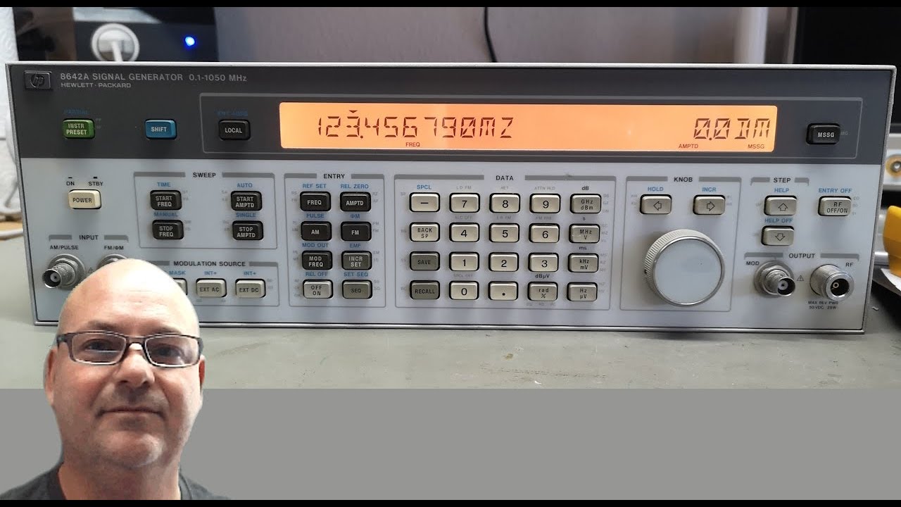 HP 8642A Signal Generator 1050MHz repair teardown