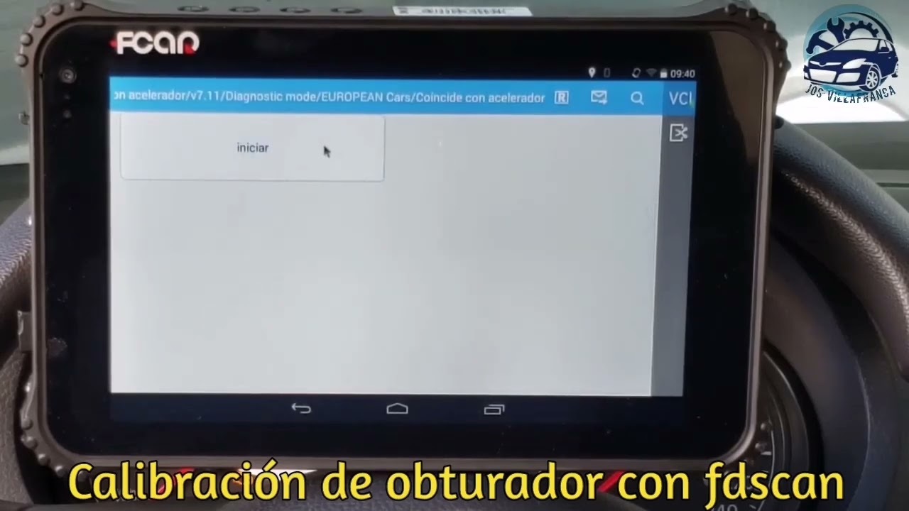 Calibración del obturador 