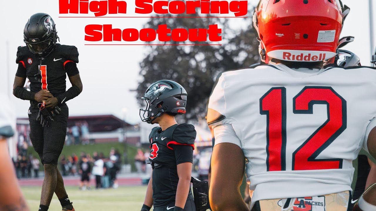 Epic Shootout! Hanford Bullpups vs Sanger Apaches (High School Football 2025)