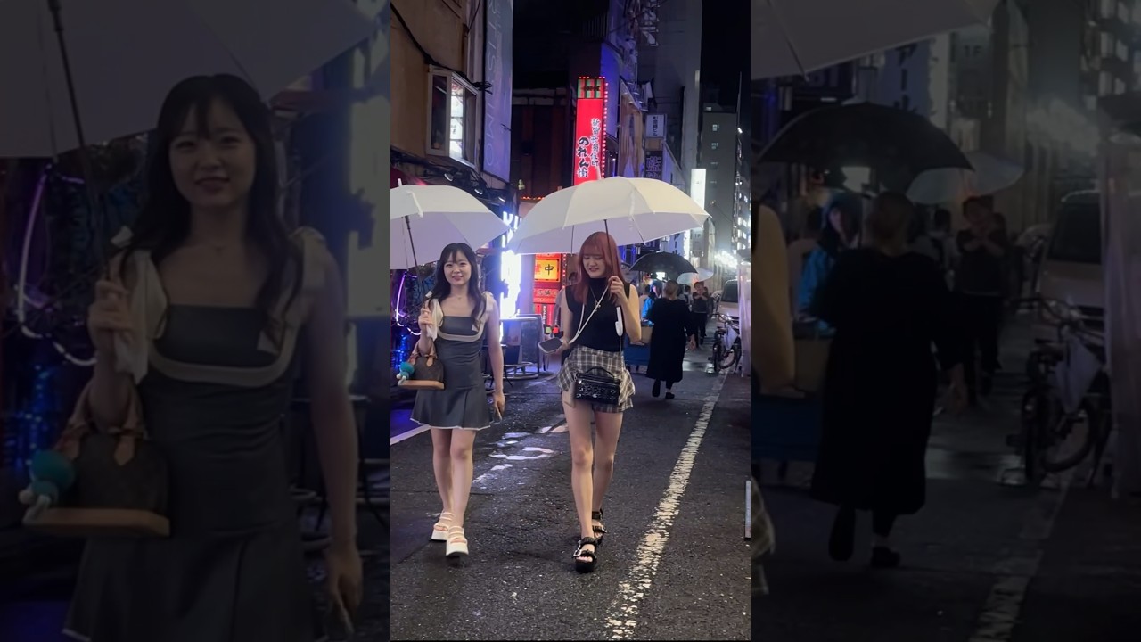 Tokyo Rainy Nightlife #wanderstreets #streetphotography #tokyo #shorts