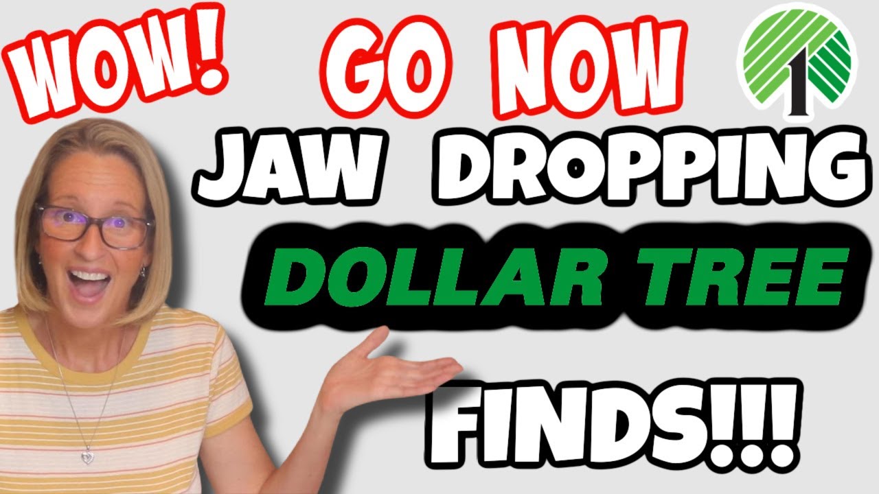 JAW DROPPING 😳Dollar Tree ***NEW FINDS*** 😳GO to DOLLAR TREE NOW!!!!