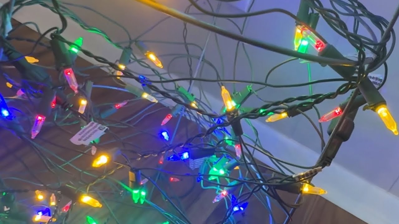 Color changing lights from a cheap tree