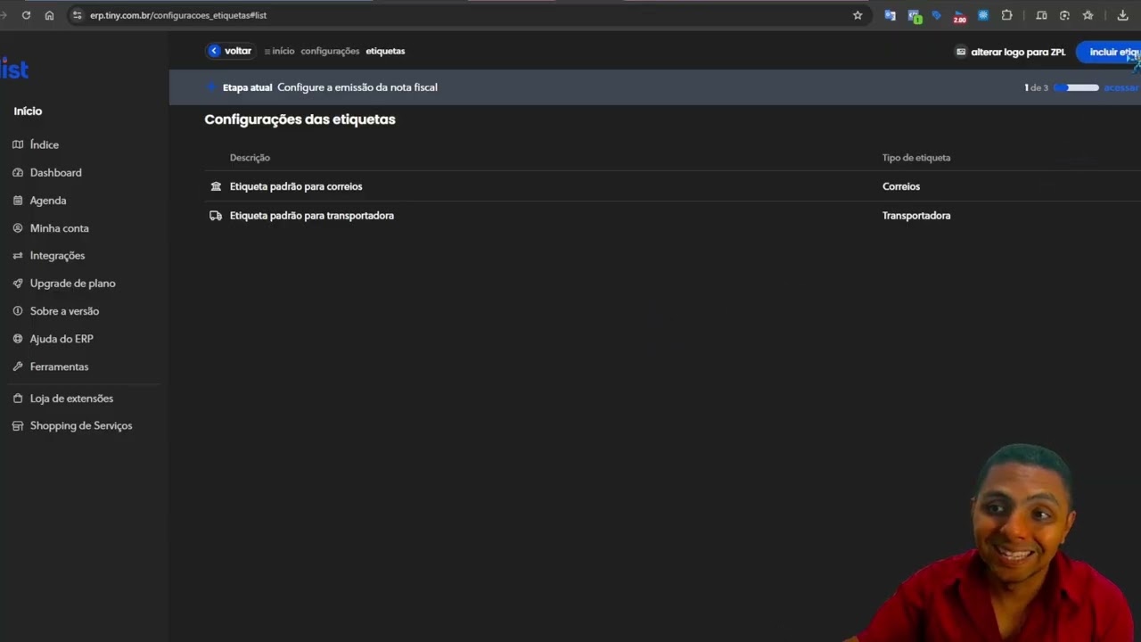 Configuração de Etiquetas no Tiny ERP | Aula Prática no Olist Tiny para Organizar Pedidos e Vendas