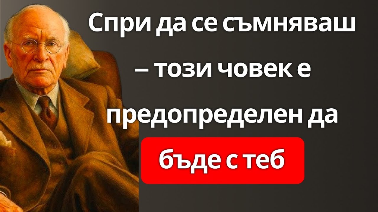 Този човек е предназначен за теб. Не се съмнявай в това | Carl Jung