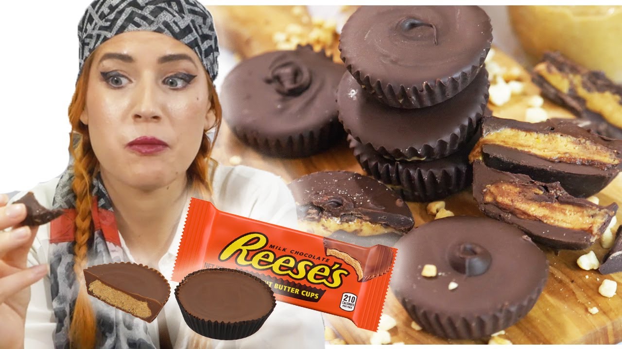 Homemade Vegan Reese's Peanut Butter Cups! They Taste Like the ORIGINAL!