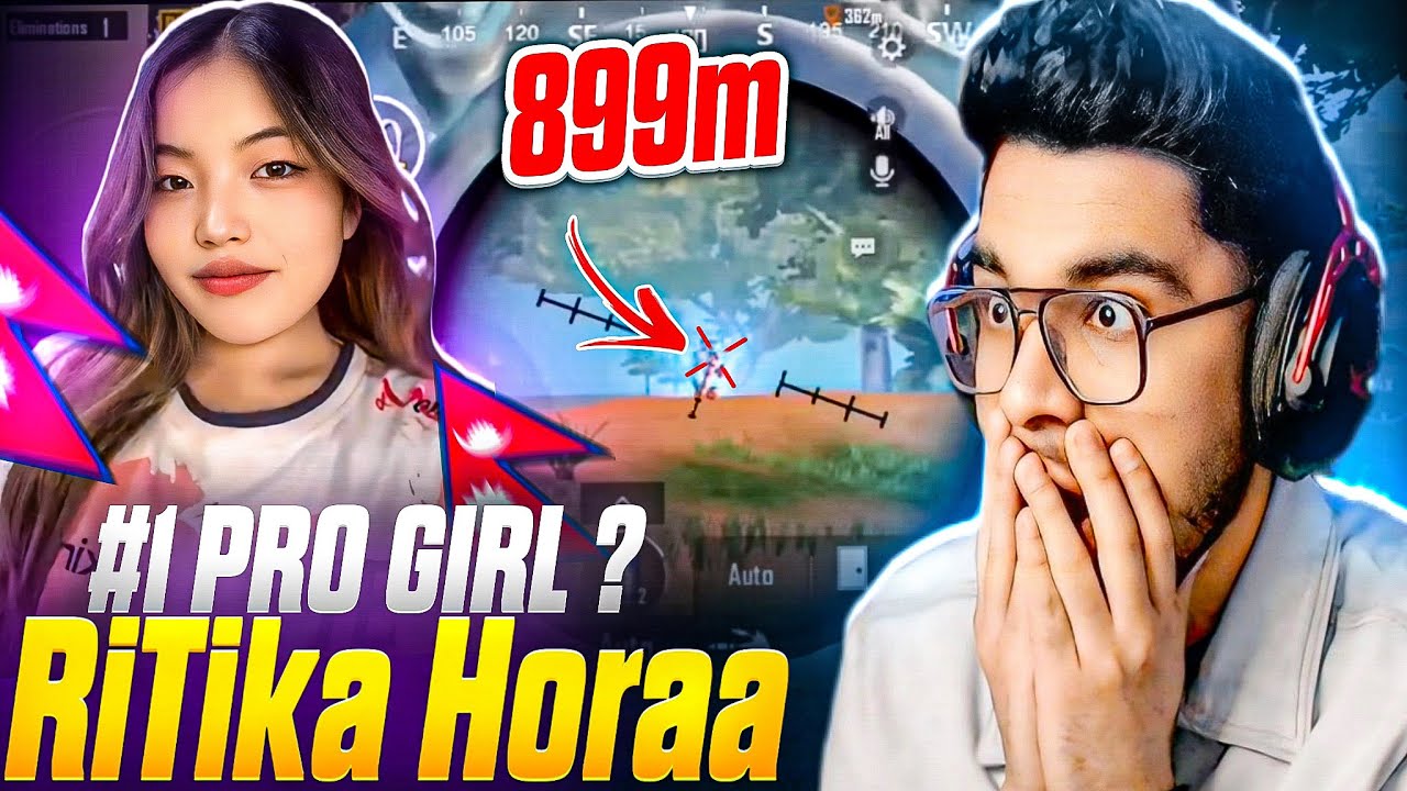 🥵#1 Girl Gamer Nepal Horaa Esports Girls Lineup *Ritika Horaa* Best Moments | REACTION