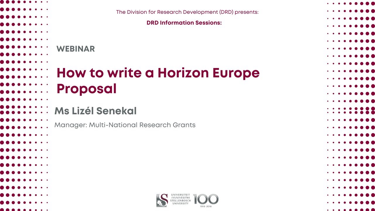 How to write a Horizon Europe Proposal