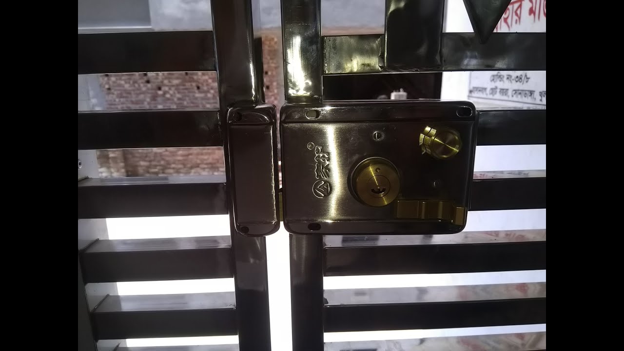 Auto Lock for SS Main Gate[ স্টিল মেইন গেটে কিভাবে অটো লক লাগাবেন]